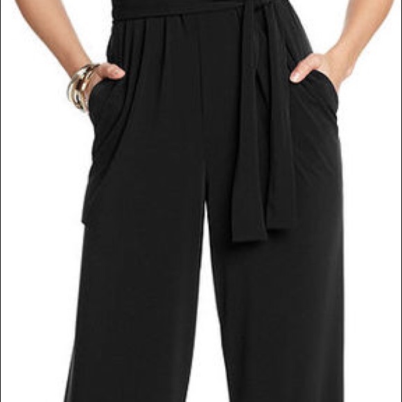NY Collection Black Jumpsuit. NWT. - Picture 8 of 12